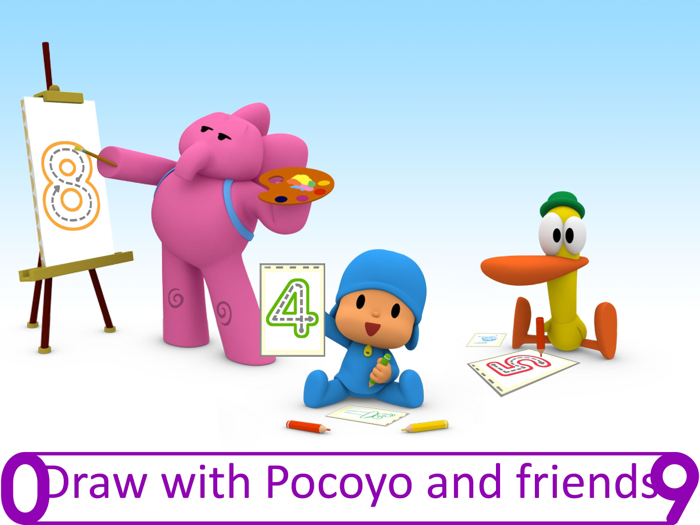 Pocoyo Numbers 123 Lets Learn