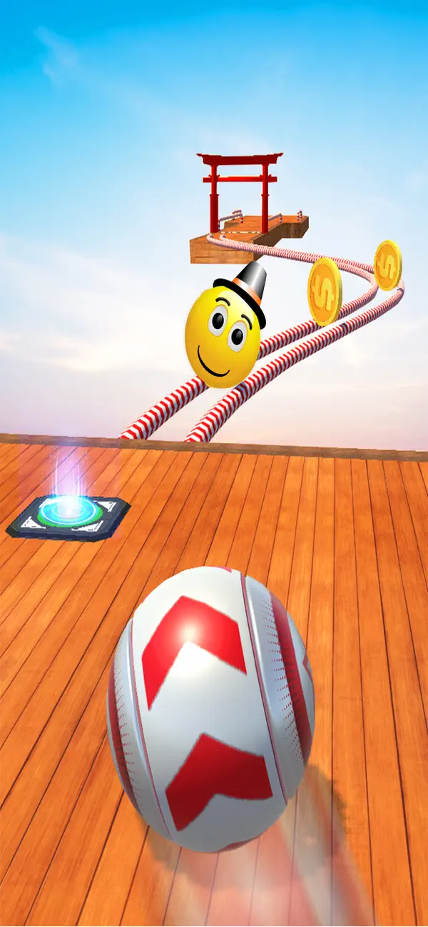 Crazy Balance Rolling Ball 3D Screenshot 5