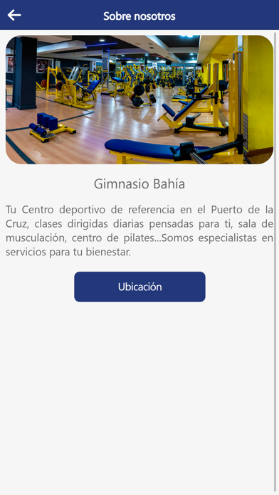 Gimnasio Bahía Tenerife Screenshot