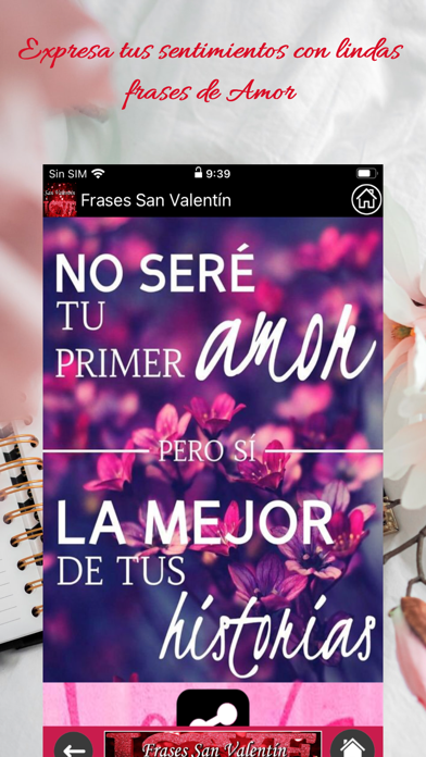 Poemas de Amor San Valentín Screenshot