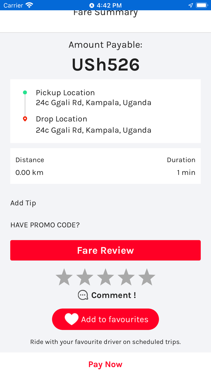 MartaRide for Passanger App
