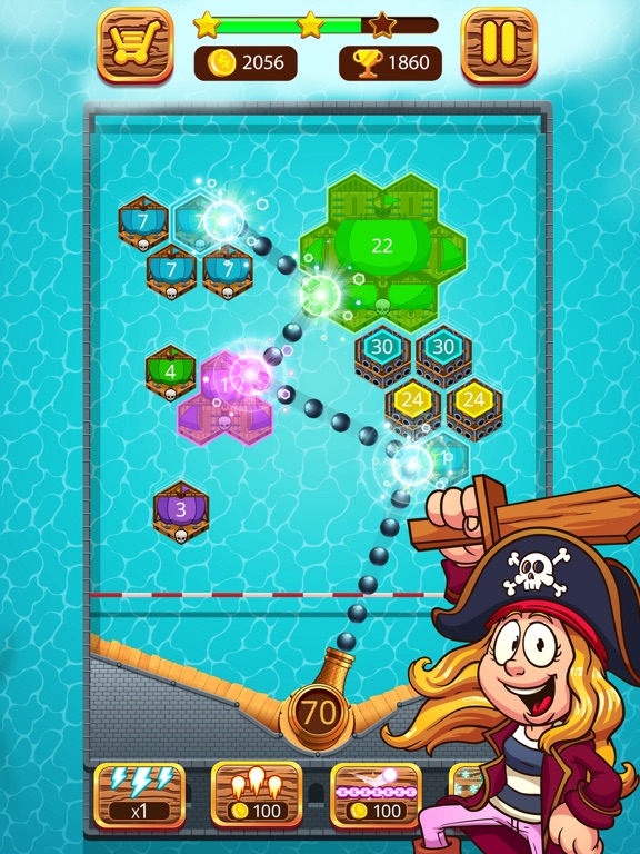 Pirate's cannon: a mega battle screenshot 2