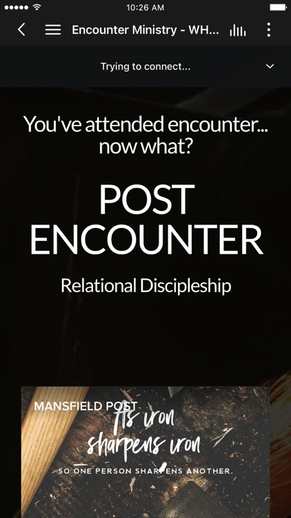 Encounter Ministry