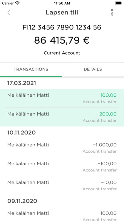 Aktia Mobile bank screenshot-3