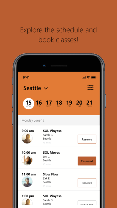 SOL Yoga Seattle Screenshot