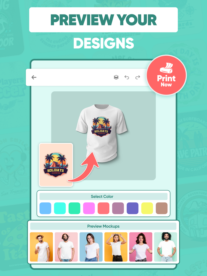 T-Shirt Designer For Printify
