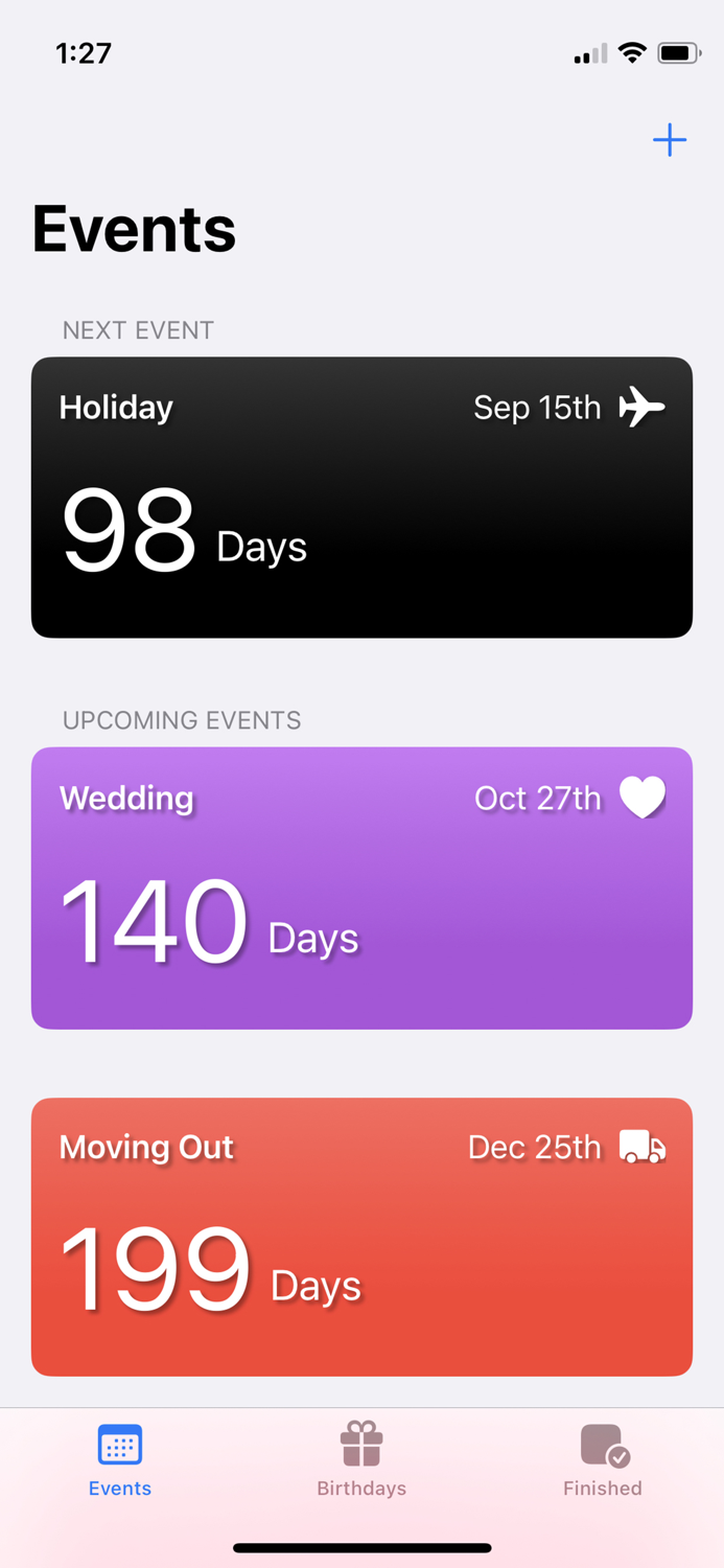 Countdown Calendar Widgets