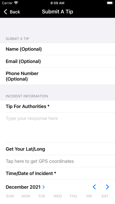 Fairfield County Sheriff Ohio Screenshot