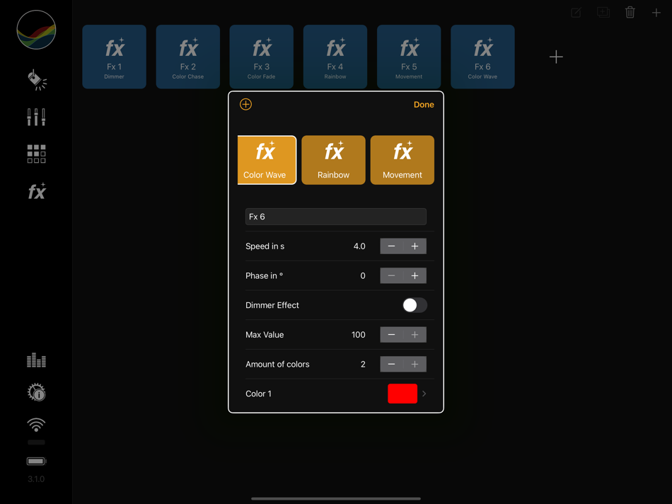 #10. StageLight - DMX Controller (iOS) 由: Marko Seifert