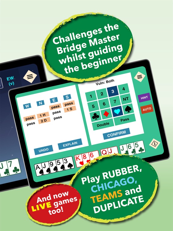 Bridge Ace - now PLAY LIVE! iPad screenshot 2 - Games app
