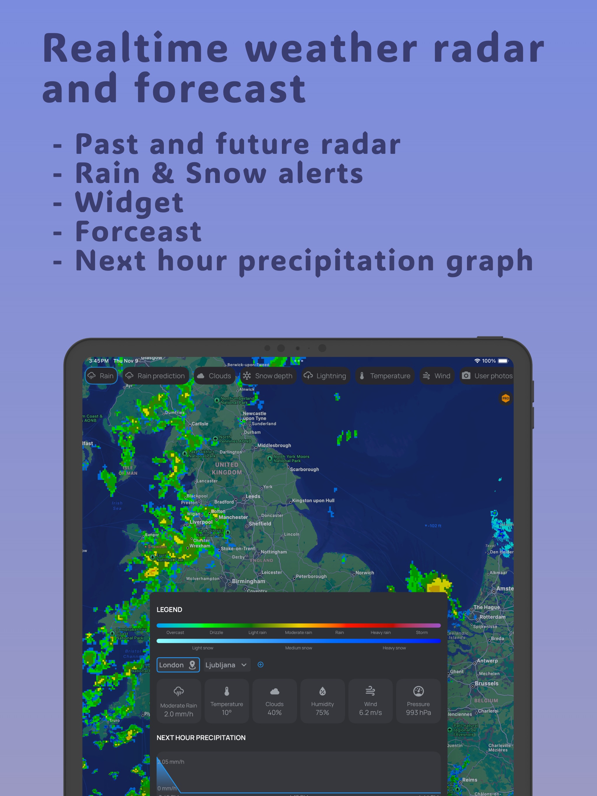 Rain Radar Appのおすすめ画像1