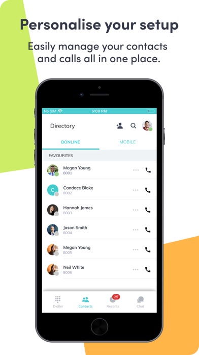 bOnline phone 3.0 Screenshot