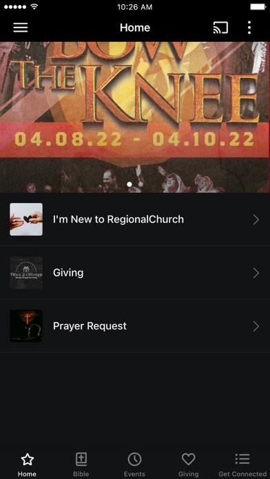 Regional Church Screenshot