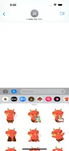 tiny demon emojis screenshot #1 for iPhone