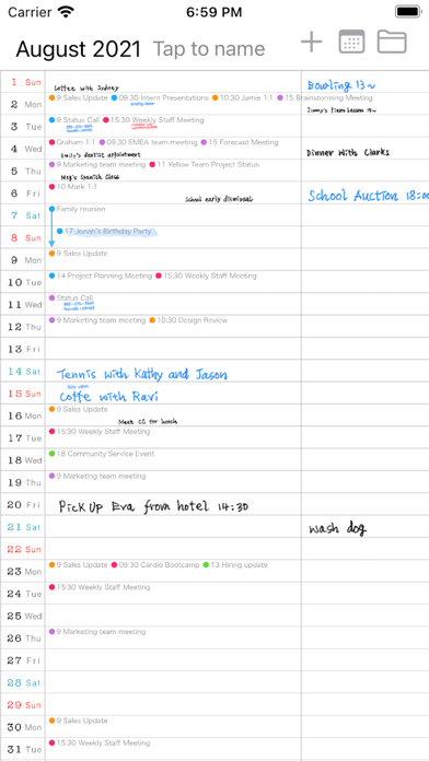 Screenshot #1 pour JotPlan Standalone
