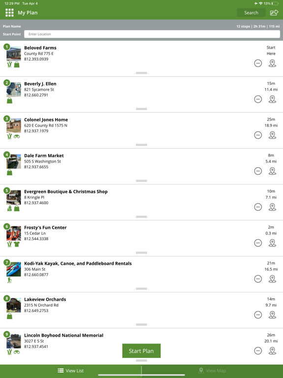 Santa Claus, Ind., Area iPad screenshot 10 - Travel app