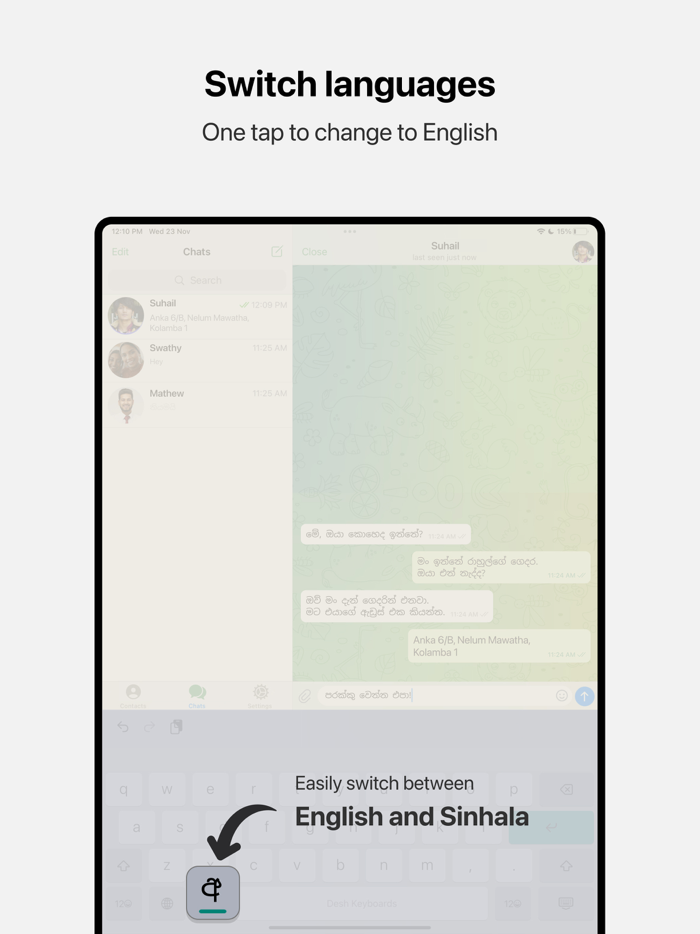Desh Sinhala Keyboard