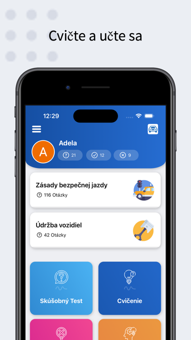 Autoškola Testy - Slovensko Screenshot