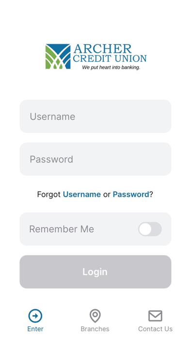 Archer Credit Union Screenshot