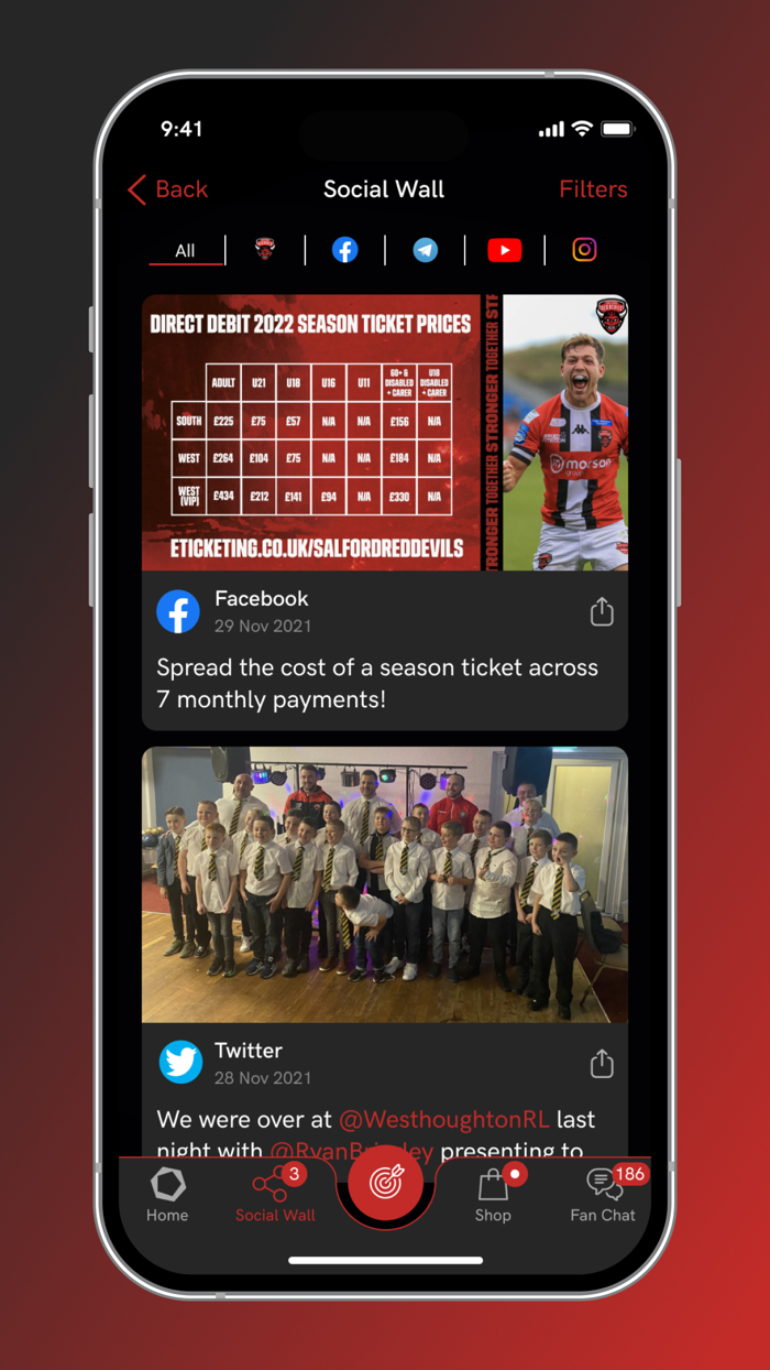 Salford Red Devils Fan App