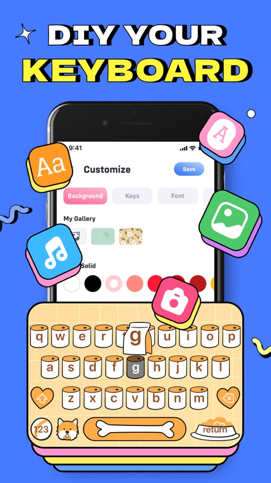 #8. Keyboard Fonts (iOS) 由: Maple Labs Co., Ltd