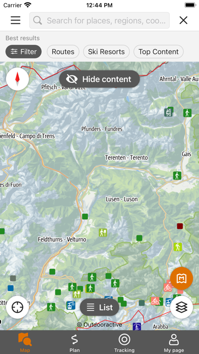 Outdoor Südtirol Screenshot