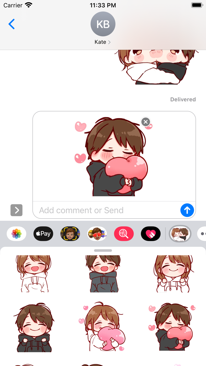 Cute Toko Love Pack 4