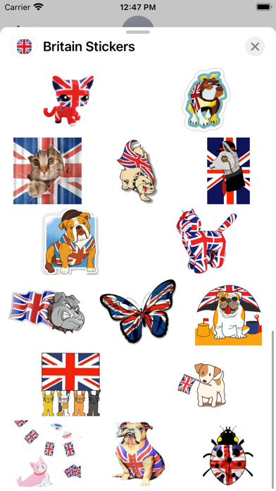 Screenshot #3 pour Britain Stickers