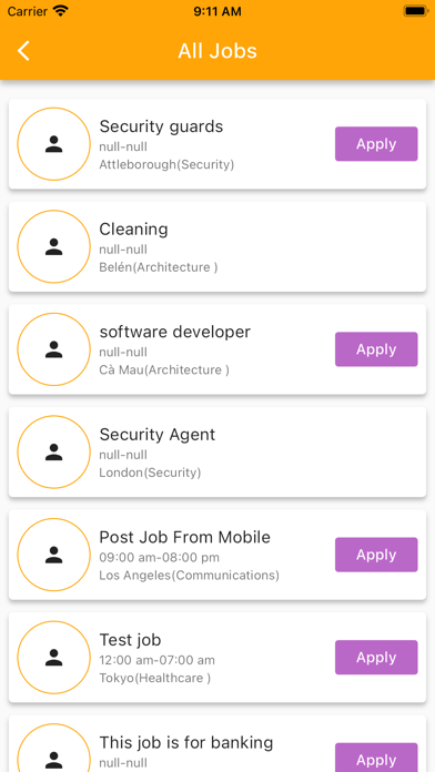 Jobs Glob Screenshot