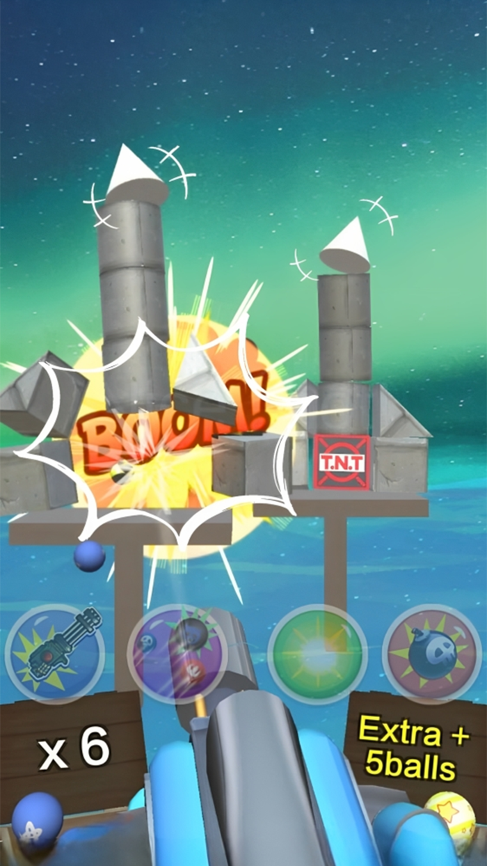 Cannon Ball Strike- Knock Cans