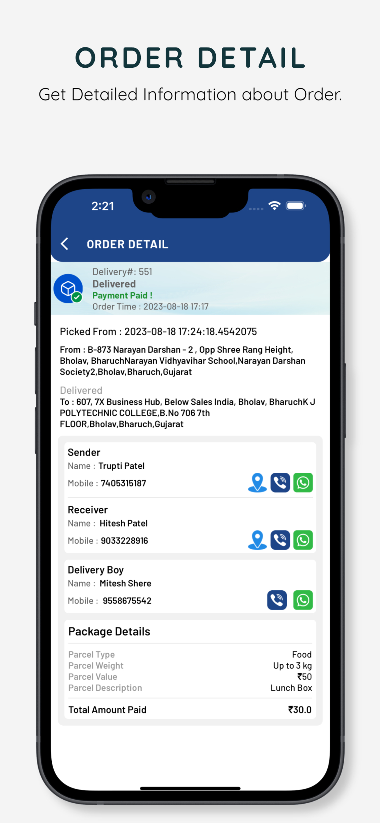 Click4Delivery - Rider screenshot 6