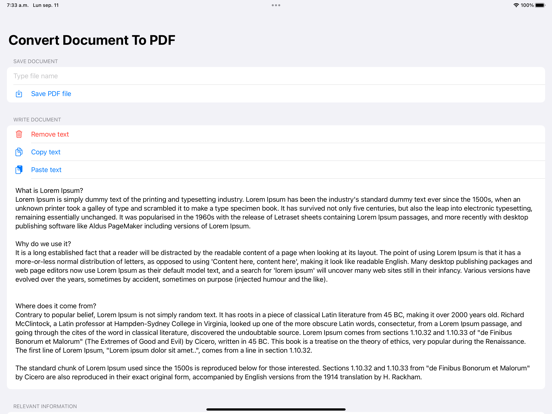 Convert Document To PDF