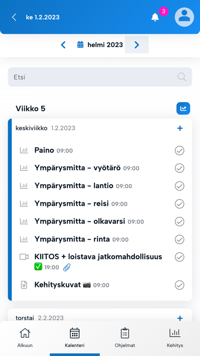 Versus Valmennus Screenshot