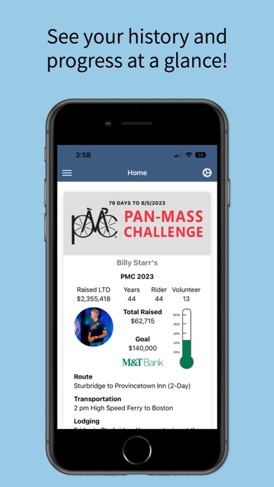 Pan-Mass Challenge Screenshot