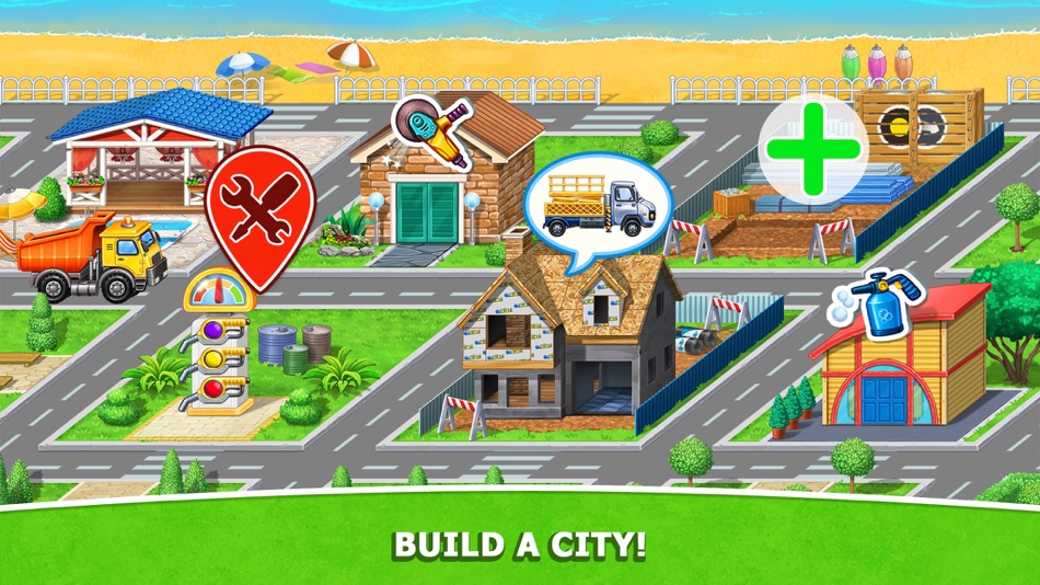 City Building Games. Car, Town - 1.3.5 - (iOS)