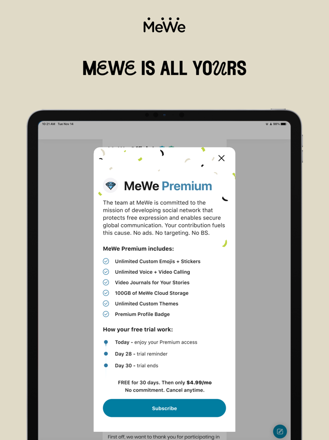 ‎MeWe Network Screenshot