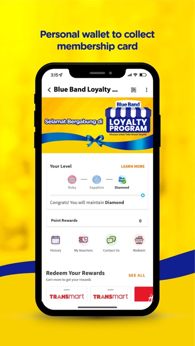 Screenshot #2 pour BlueBand Loyalty App