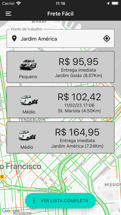 Frete Fácil Screenshot