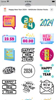How to cancel & delete happy new year 2024 -wasticker 4