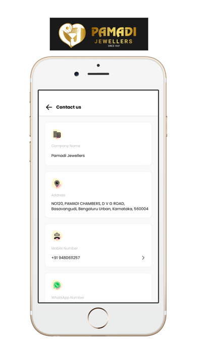 Pamadi Jewellers Screenshot
