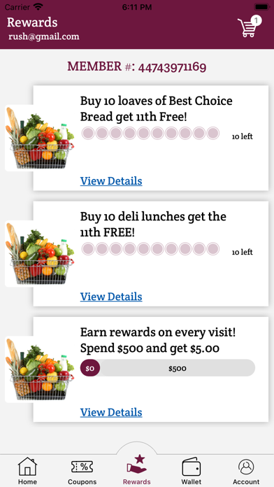Rushford–Preston–Harmony Foods Screenshot