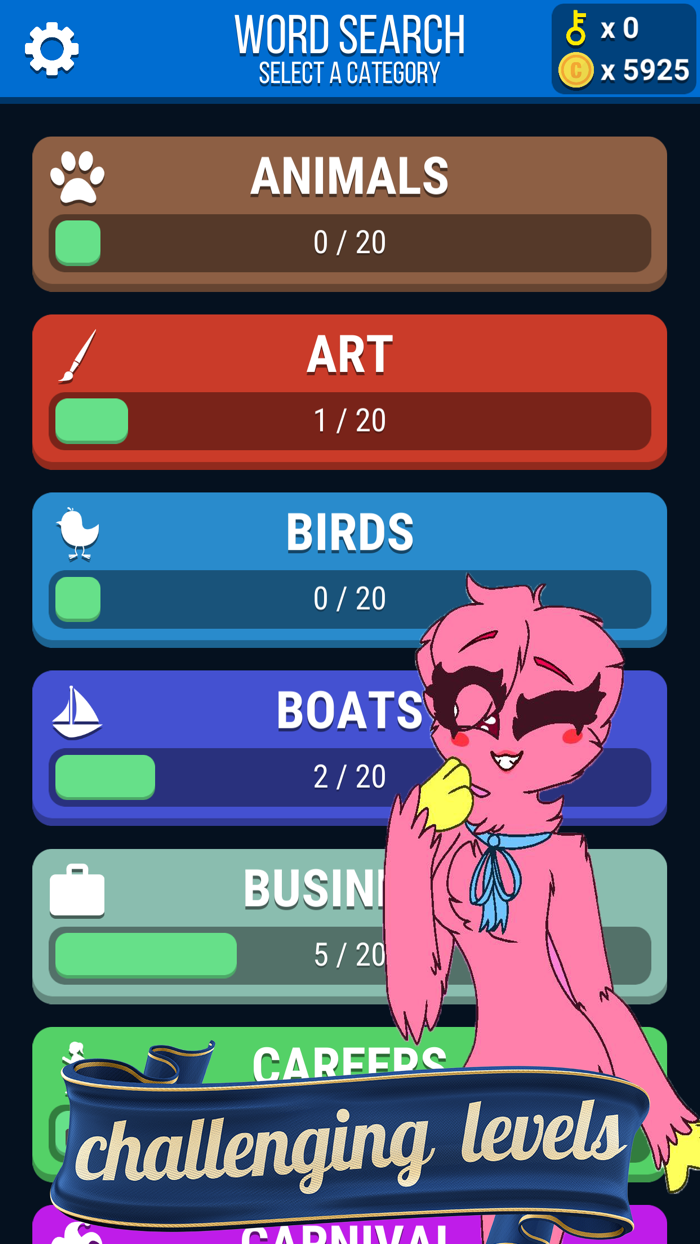 Guess Word CrossWord Puzzle