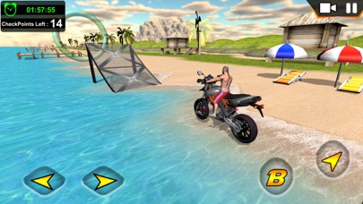 Screenshot #3 pour Cascades de moto sur la plage