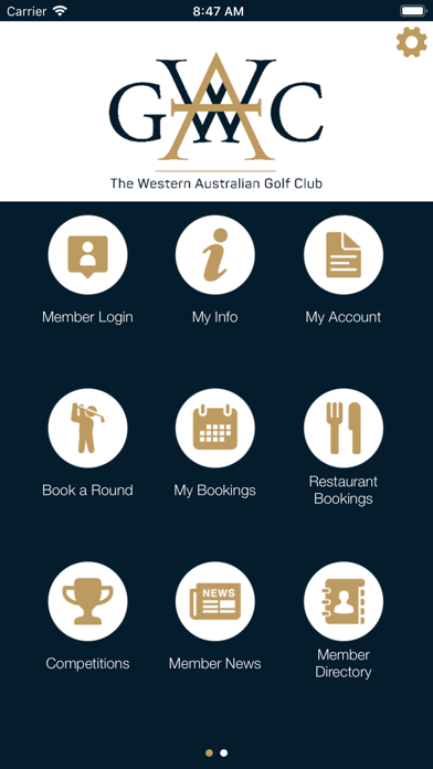 WA Golf Club Screenshot