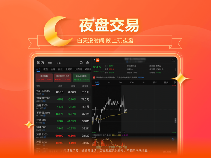 期货宝—期货原油贵金属投资软件