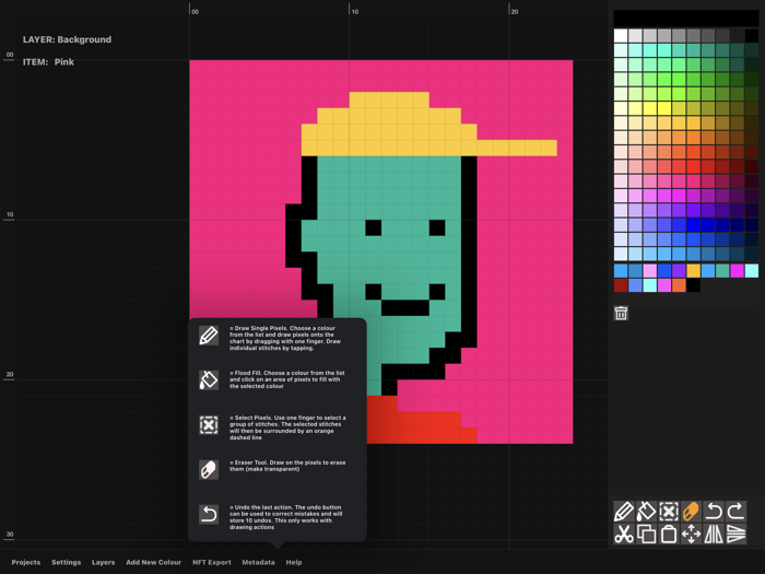 nft pixel art maker
