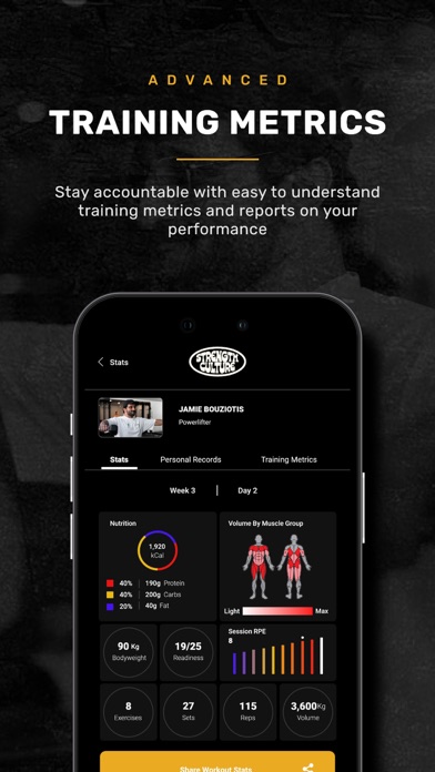 Strength Culture Training App Screenshot
