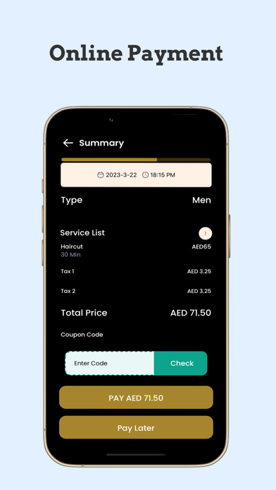 GroomUp Booking Spa & Salon Screenshot