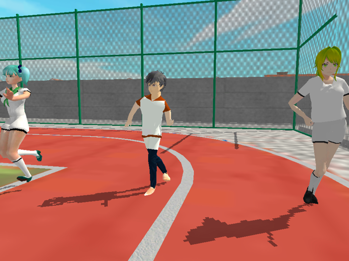 Anime High School Girl Teacher