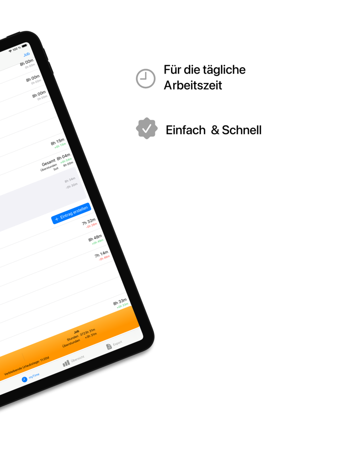 myTime - Zeiterfassung